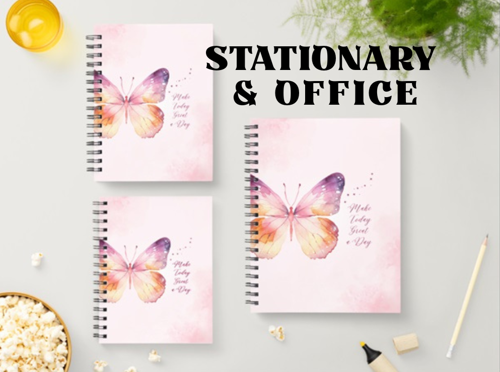 STATIONARY & OFFICE   For Big Ideas, Little Notes & Creative Expressions