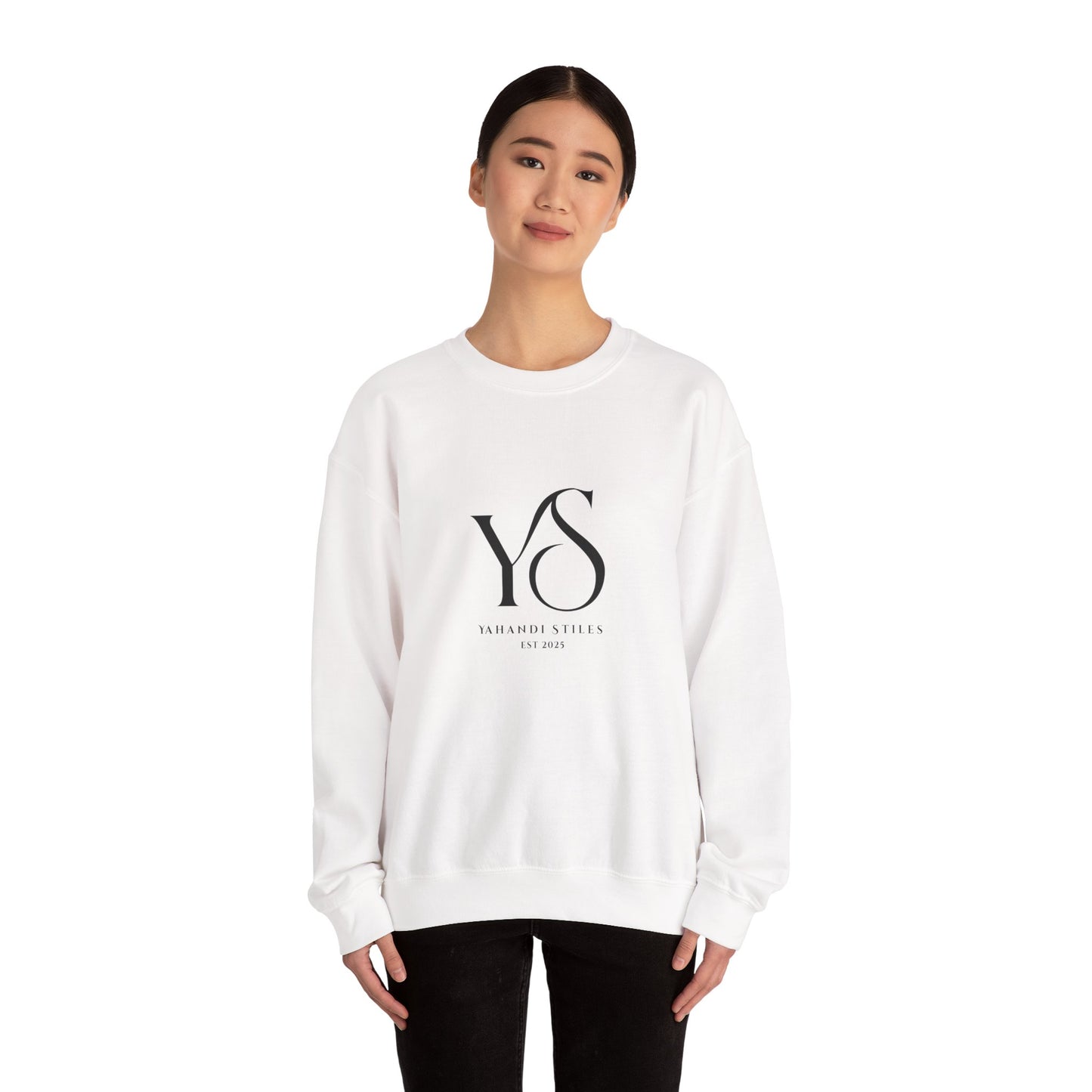 Minimal Logo Crewneck Sweatshirt — YS Monogram Classic
