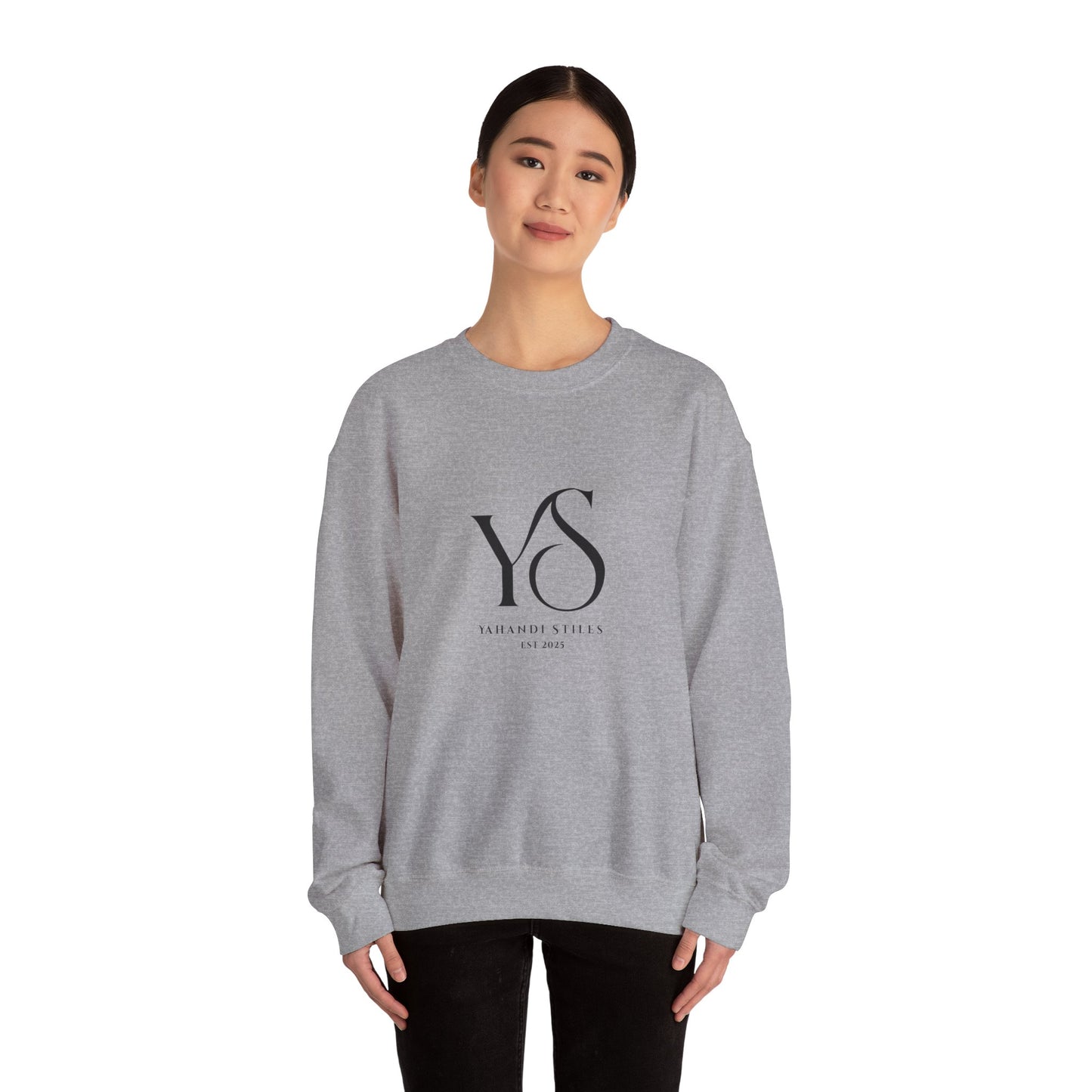 Minimal Logo Crewneck Sweatshirt — YS Monogram Classic