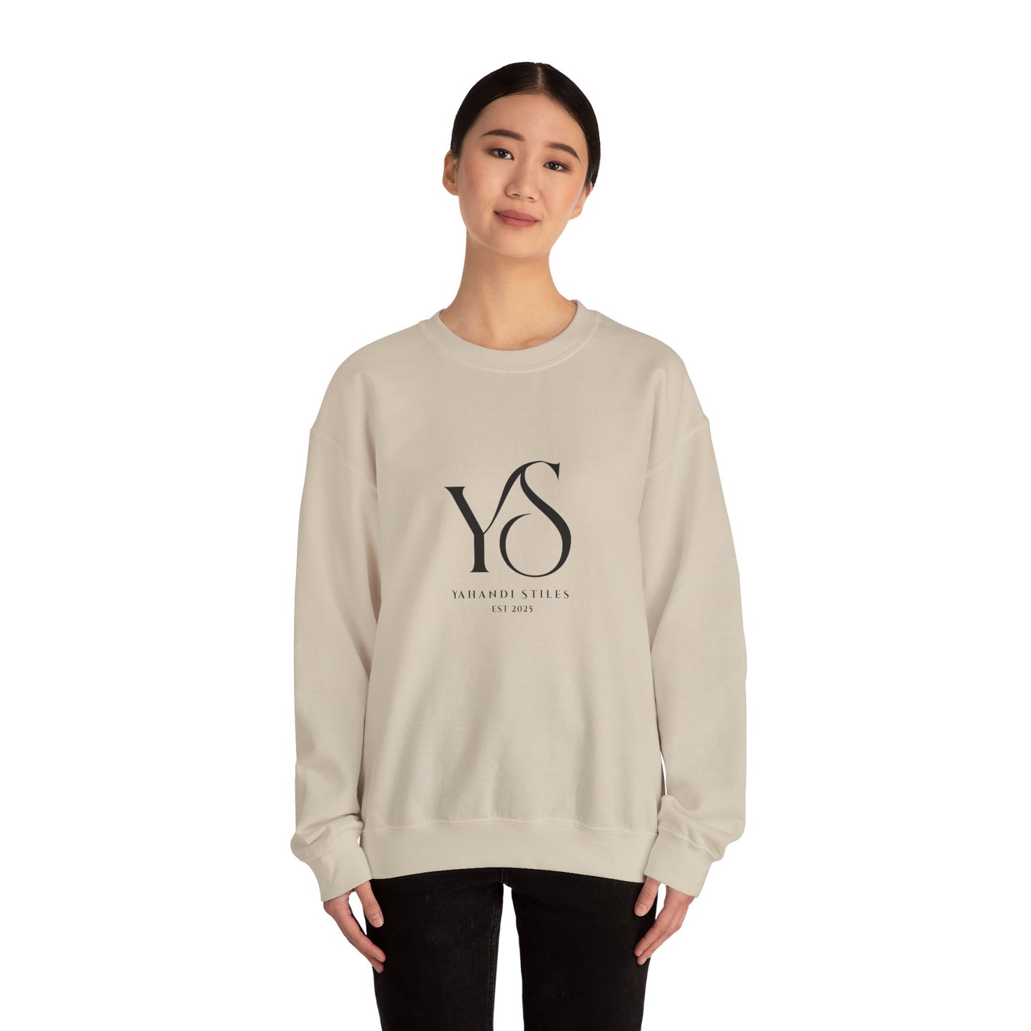 Minimal Logo Crewneck Sweatshirt — YS Monogram Classic