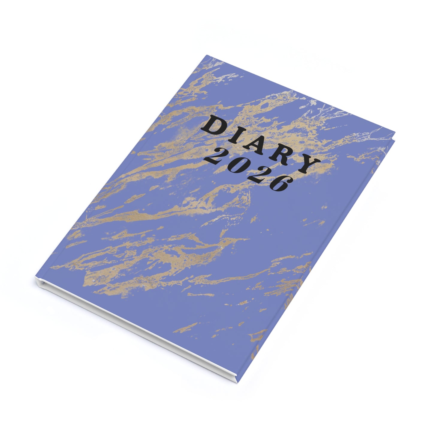 2026 Diary Hardcover Journal — Lavender Marble A5 Planner