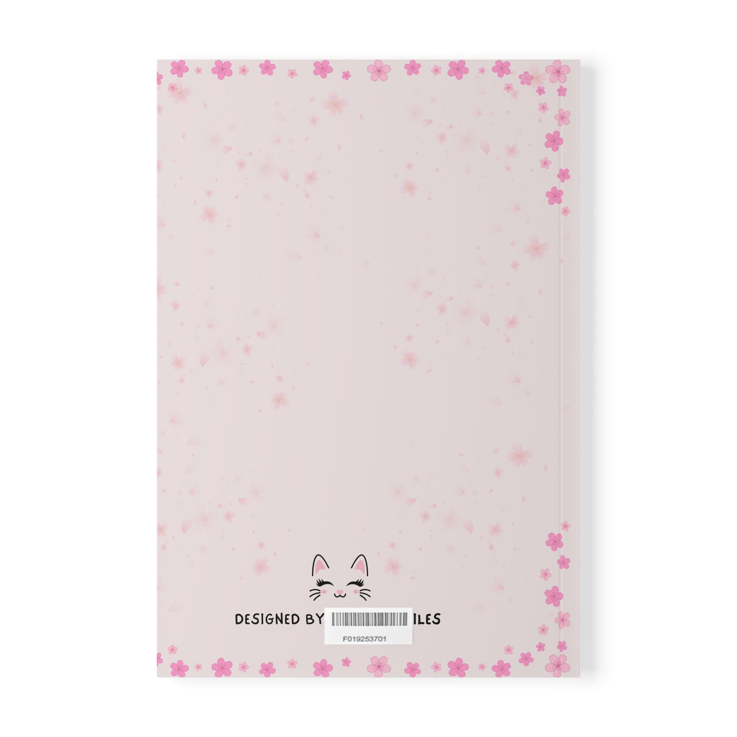 A5 'My Memory Book' Softcover Notebook — Cute Cat Floral Journal for Kids & Teens