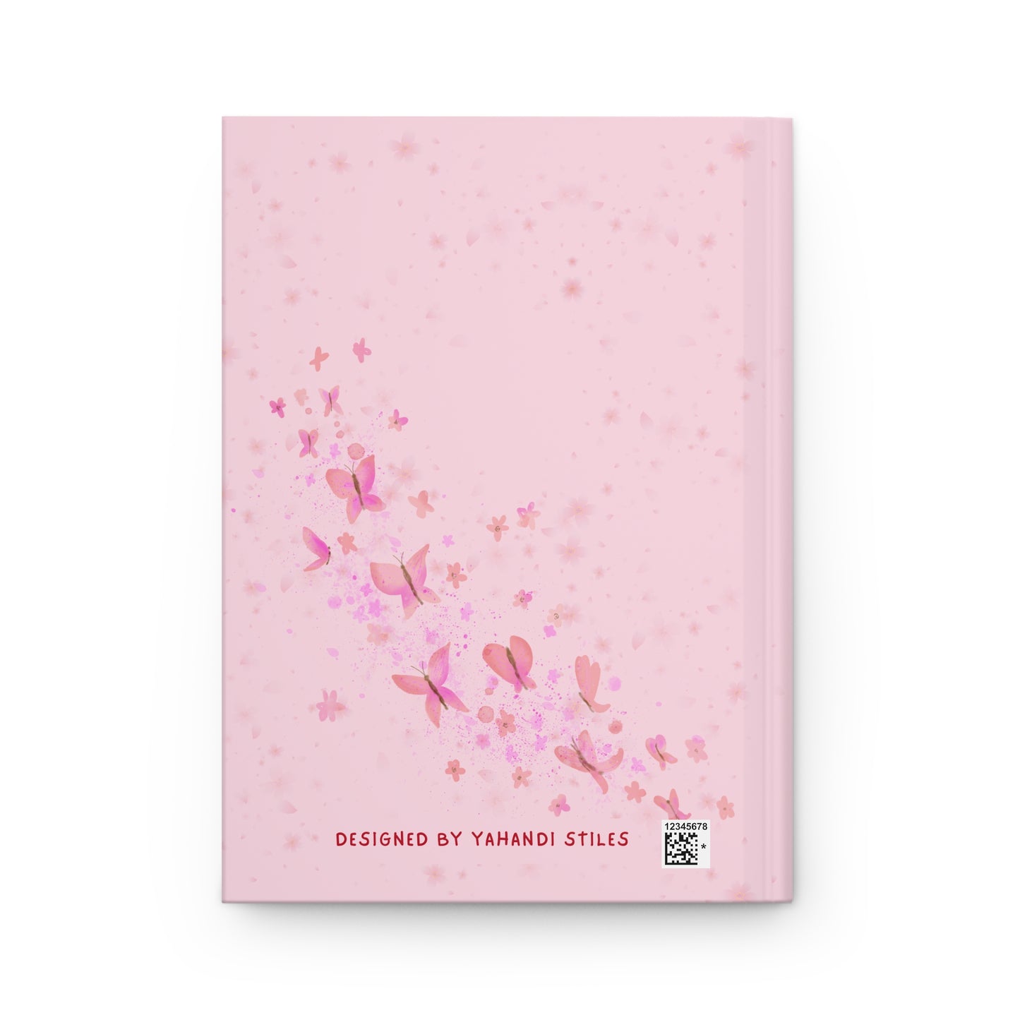 Daily Grace Journal — Pink Hardcover Guided Gratitude Notebook