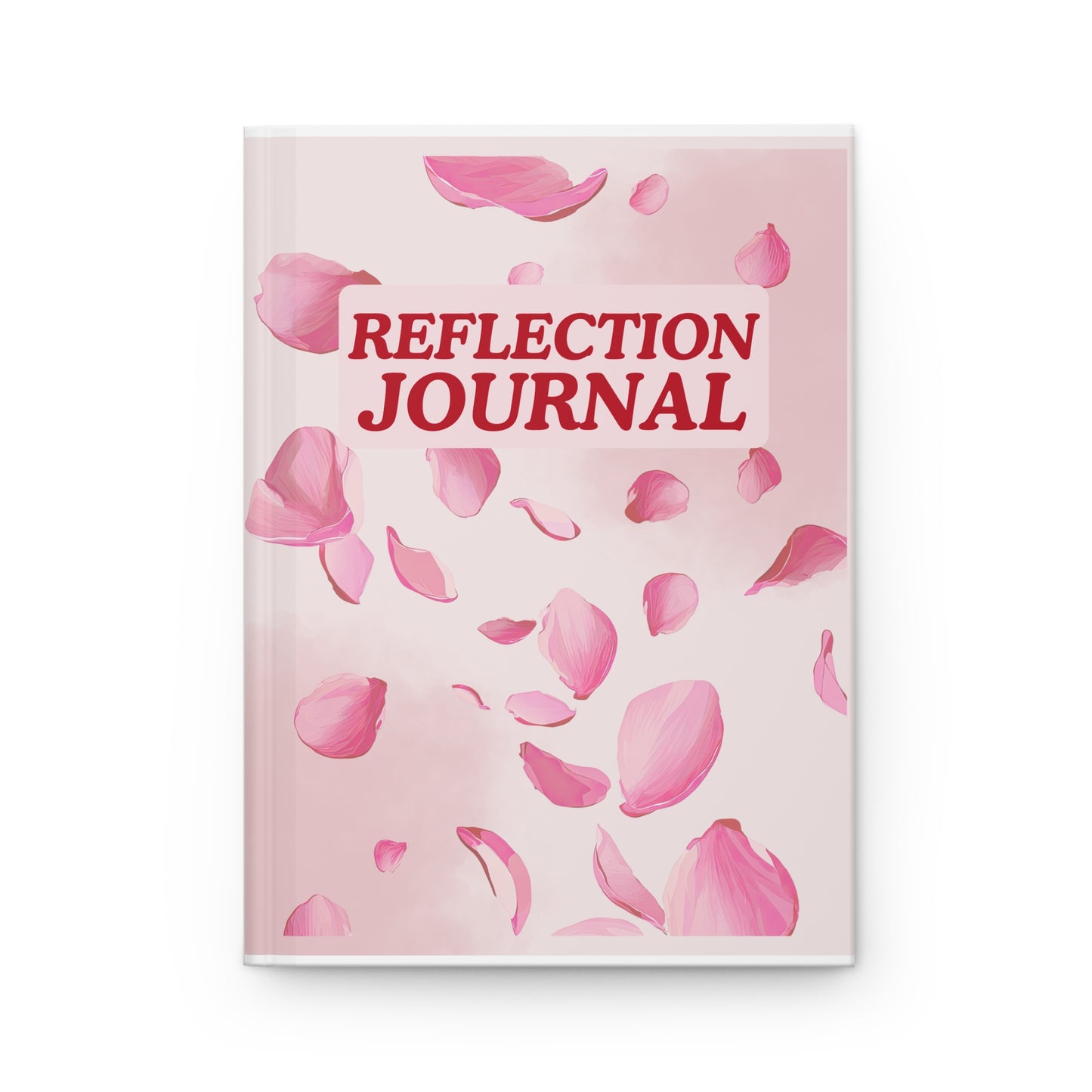 Reflection Journal — Pink Petal Hardcover Journal for Daily Gratitude & Self-Discovery